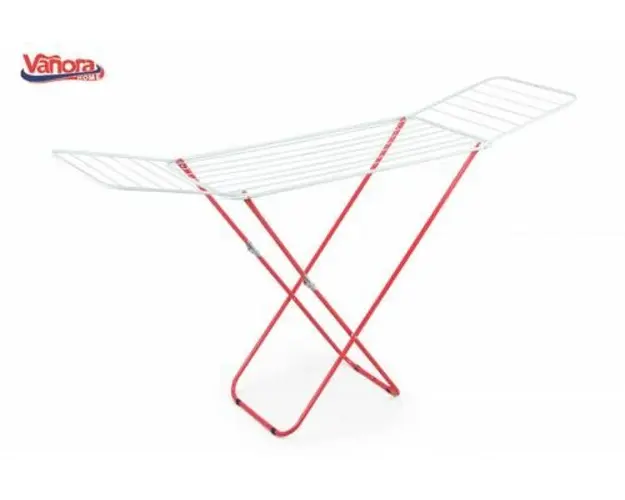 Uscator de rufe metalic VANORA HOME VN-CL-C18, 180 x 50 x 105 cm, pliabil (Alb)