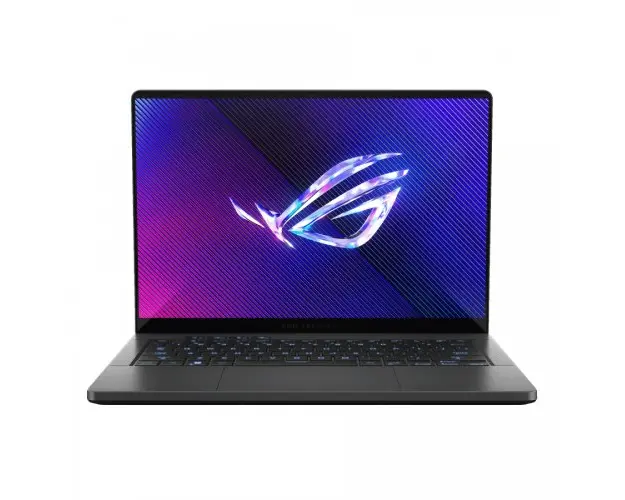 Laptop Gaming Asus ROG Zephyrus G14 GA403UI (Procesor AMD Ryzen 9 8945HS (16M Cache, up to 5.2 GHz), 14inch 3K OLED 120Hz, 32GB, 1TB SSD, NVIDIA GeForce RTX 4070 @8GB, Windows 11 Pro, Negru/Gri)