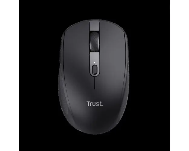 Mouse Optic Trust Ozaa, USB Wireless/Bluetooth, 3200 DPI (Negru)