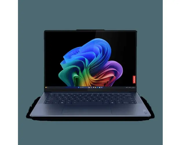 Ultrabook Lenovo Yoga Slim 7 14Q8X9 (Procesor Qualcomm Snapdragon X Elite X1E-78-100, 14.5inch 3K OLED 90Hz Touch, 32GB, 1TB SSD, Qualcomm Adreno, Win11 Pro, Albastru)