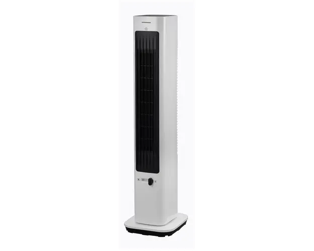 Ventilator turn Heinner HTFA-M20WH, 2000 W, 3 viteze racire, 2 viteze incalzire, Termostat digital, Temporizator 24 ore, Telecomanda, Oscilatie (Alb)