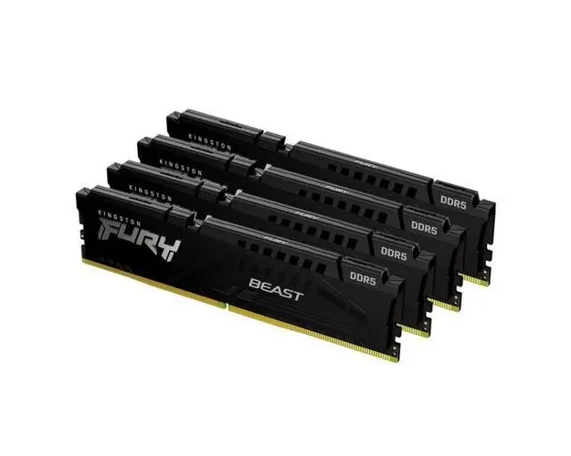 Memorii Kingston FURY Beast 128GB(4x32GB) DDR5 5600MHz CL40 Quad Channel Kit
