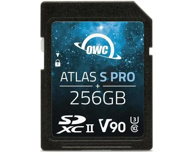 Card de memorie OWC Atlas S Pro, SDXC, 256GB, UHS-II U3, V90, 7314 TBW
