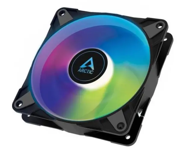 Ventilator Arctic P12 PWM PST aRGB, 120 mm, 2000 rpm (Negru)