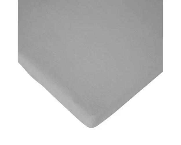 Cearsaf saltea 60x120 cm Childhome, Jerse Gri