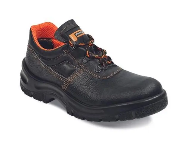 Pantofi de lucru Panda Safety BETA S1 SRC, Bombeu metalic, Piele impermeabila, Masura 39 (Negru)