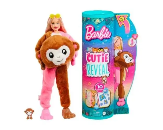 Papusa Barbie Seria Jungle Monkey HKR01
