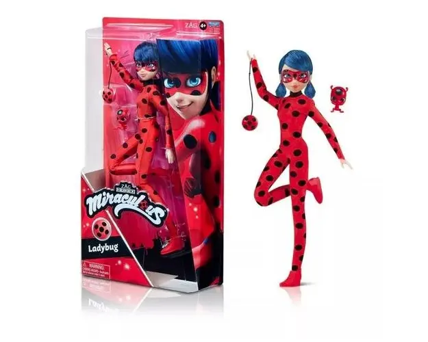 Papusa buburuza Miraculous LADYBUG, 30 cm