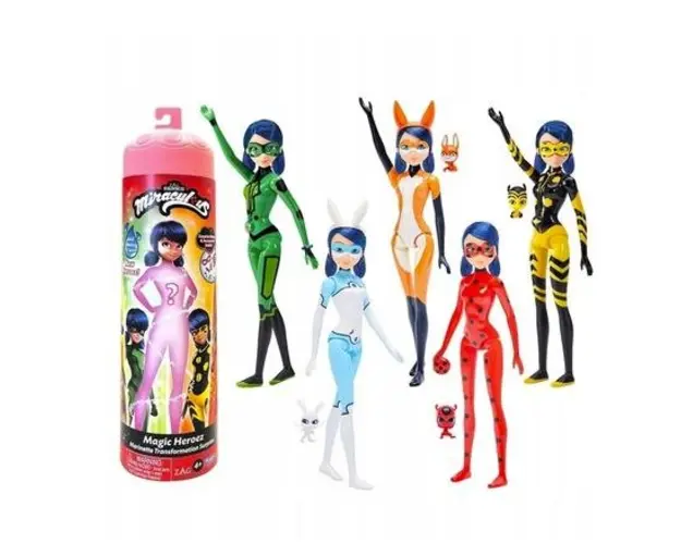 Papusa Miraculous Buburuza Descopera personajul, + 4 ani