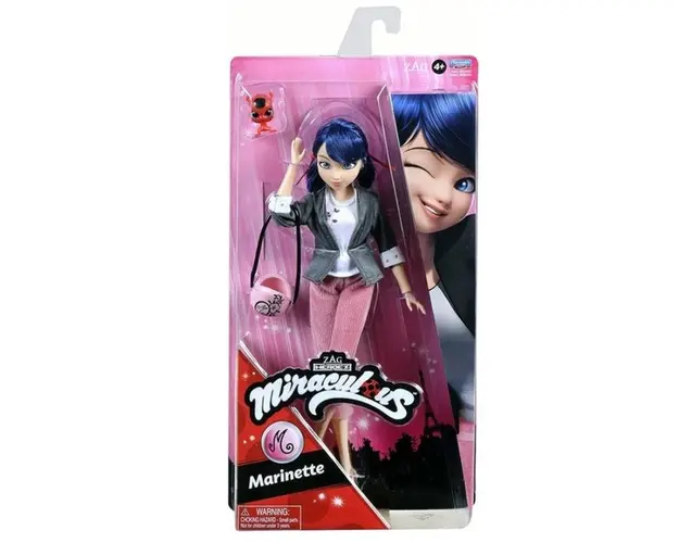 Papusa Miraculous Marinette, 30 cm, + 4 luni