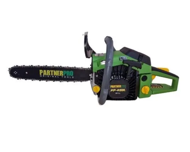 Drujba pe benzina PARTNER PRO PP-450L, 3.1 CP, 8500 RPM, lungimea lamei 38 cm