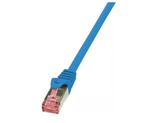 Cablu S/FTP LogiLink CQ2072S, Cat6, LSZH, cupru, 5 m, AWG27, dublu ecranat (Albastru)