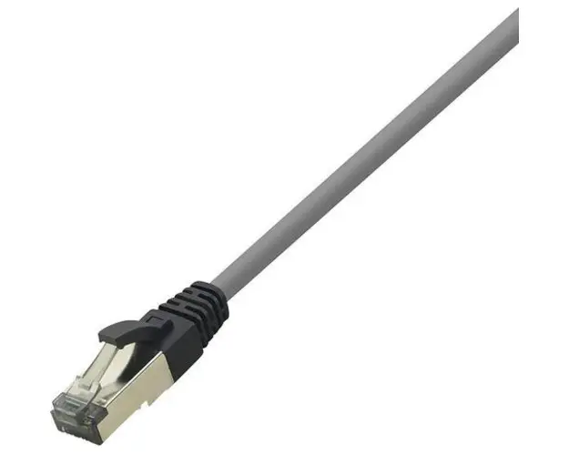 Cablu S/FTP LogiLink CQ8042S, Cat8.1, LSZH, cupru, 1.5 m, AWG26, dublu ecranat (Gri)