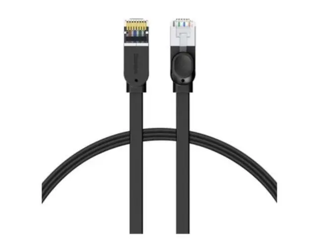 Patch Cord Baseus PCWL-AL01, UTP, Cat6, 12m, Negru