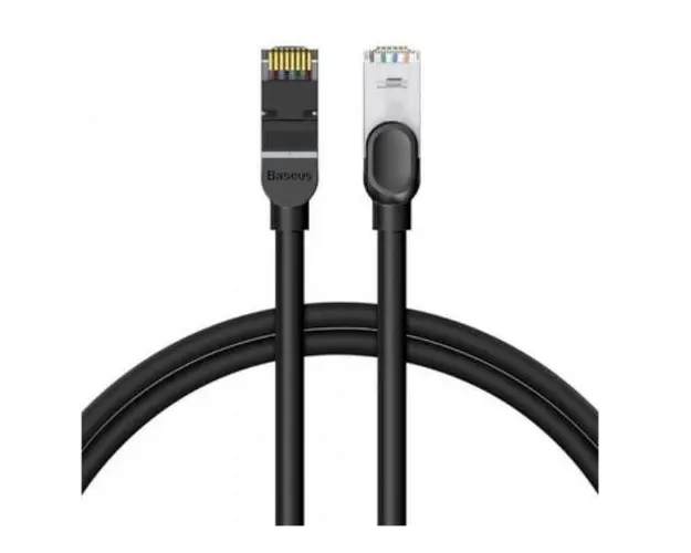 Patch Cord Baseus PCWL-AH01, UTP, Cat6, 3m, Negru