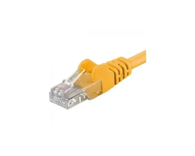 Patchcord UTP PremiumCord RJ45-RJ45 Cat.5e 3m, Galben