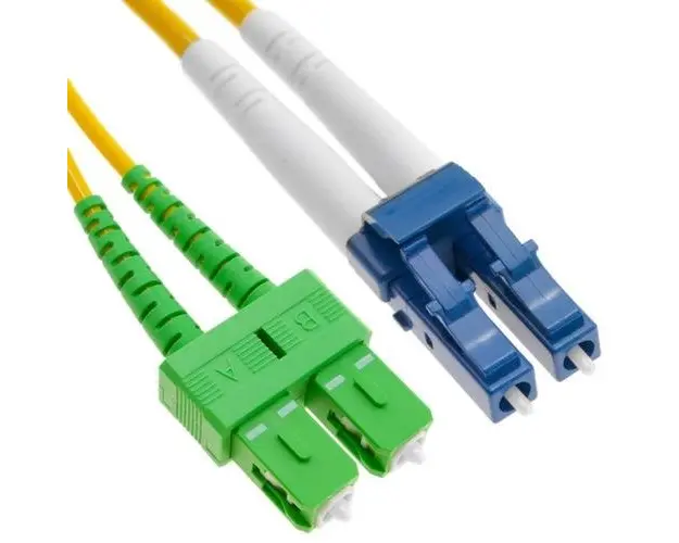 Patchcord FO SC/APC-LC/PC Emtex, SM OS2 9/125, manta LSZH 3.0mm, duplex, 2m 