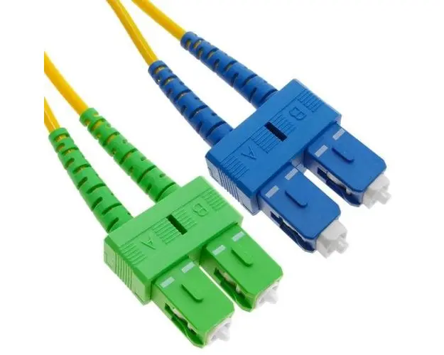 Patchcord FO SC/APC-SC/PC Emtex, SM OS2 9/125, manta LSZH 3.0mm, duplex, 5m 