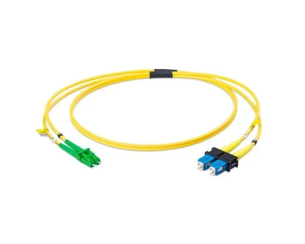 Patchcord FO SC/PC-LC/APC Emtex, SM OS2 9/125, manta LSZH 3.0mm, duplex, 5m 