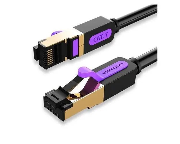 Patchcord SFTP Vention Cat.7, 0.5m, Negru