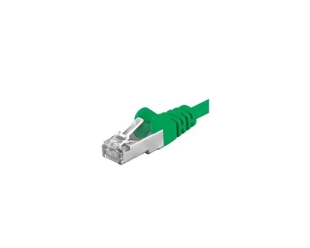 Patchcord SFTP PremiumCord RJ45-RJ45 Cat.6A, 0.25m, Verde
