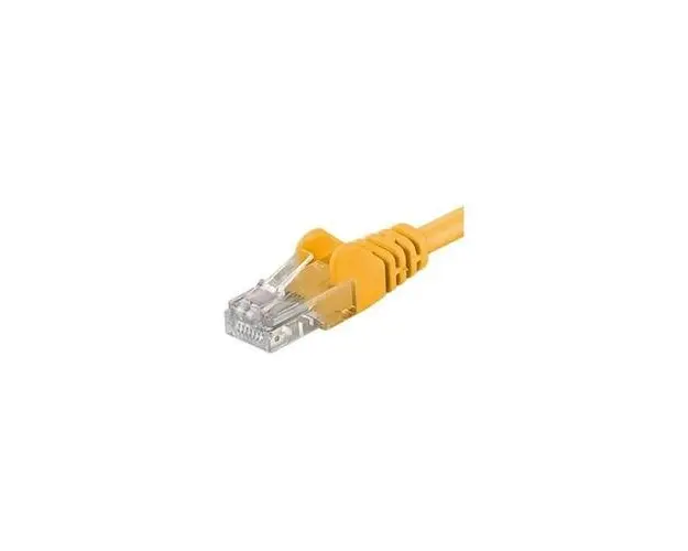 Patchcord UTP PremiumCord RJ45-RJ45 Cat.6, 0.25m, Galben