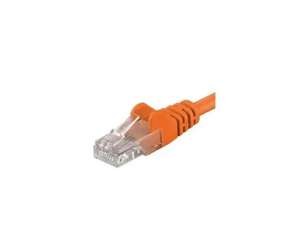 Patchcord UTP PremiumCord RJ45-RJ45 Cat.6, 7m, Portocaliu