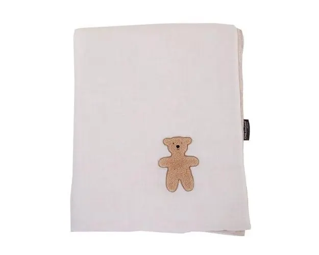 Patura Childhome 80x100 cm, Jerse/Muselina Teddy