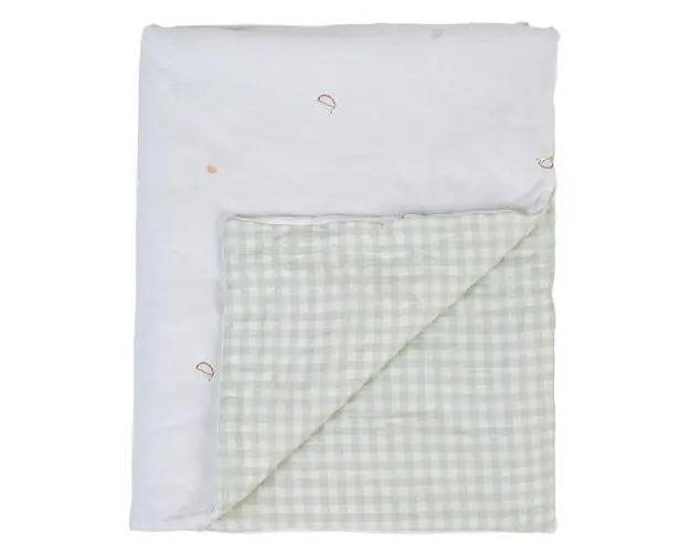 Paturica Childhome Jerse Muselina, 80x100 cm (Verde)