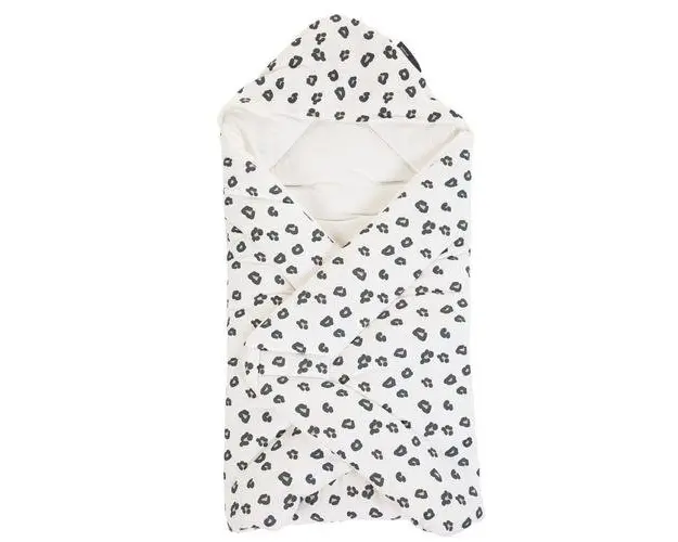 Paturica de infasat Childhome Jerse 75x75 cm, Leopard