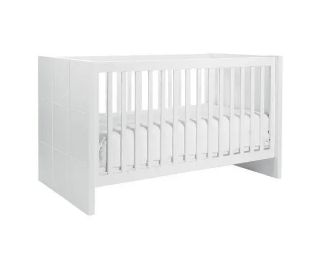 Patut Childhome Quadro White 70x140 cm, MDF Alb
