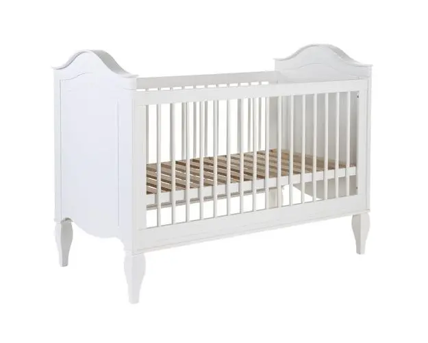 Patut Childhome Romantic White 70x140 cm, MDF/Pin Alb