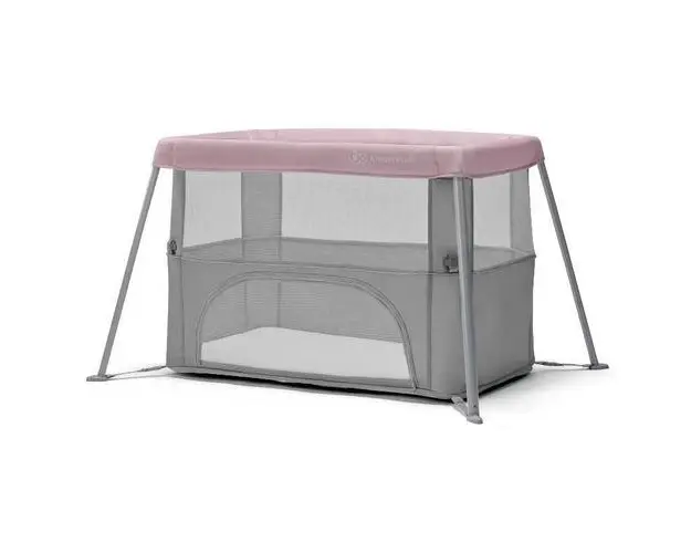Patut KinderKraft TRAVEL MOVI, 121 x 84.5 x 67.5cm, pliabil (Roz)