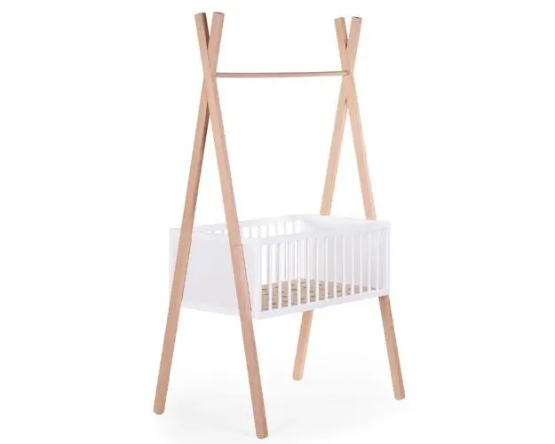 Patut si suport haine Tipi Childhome 105.5x54x182.5 cm