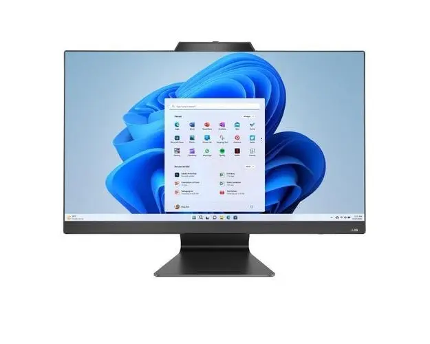 All in One PC ASUS M3702WFAK-BPE024XA, Procesor AMD Ryzen 5-7520U, 4 cores, up to 4.3GHz, 2MB, 27inch FHD (1920x1080), 16GB DDR5, 512GB SSD, Windows 11 Pro Education (Negru)