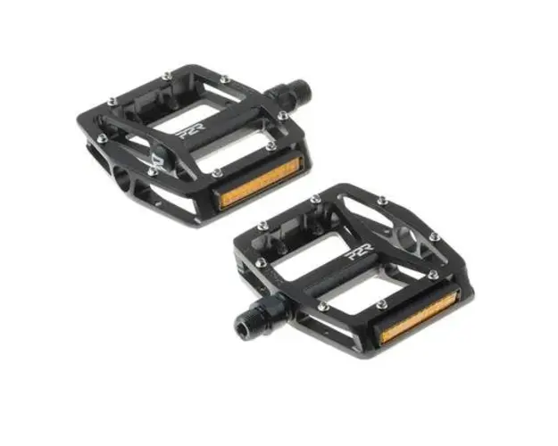 Pedale MTB/BMX Aluminiu P2R FLATMAN 20 SPR, Negru