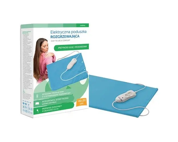 Perna cu incalzire electrica Sanity MediFlower, 40 x 30 cm, 3 trepte de incalzire