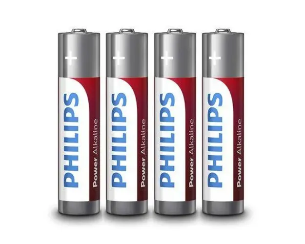 Set 4 baterii Philips LR03P4F/10, LR03, AAA, Power Alkaline