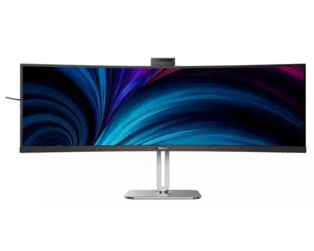 Monitor VA LCD Philips 48.8inch 49B2U6900CH/00, Dual QHD (5120 x 1440), HMDI, DisplayPort, Ecran Curbat, Boxe (Negru/Argintiu)