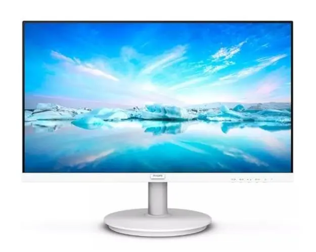 Monitor IPS LED Philips 27inch 271V8AW/00, Full HD (1920 x 1080), VGA, HDMI, Boxe, 75 Hz, 4 ms (Alb)