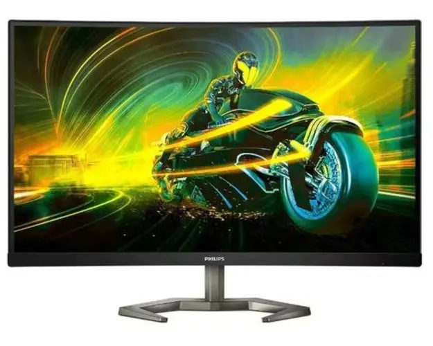 Monitor Gaming VA LED Philips 27inch 27M1C5500VL, QHD (2560 x 1440), HDMI, DisplayPort, AMD FreeSync, Ecran Curbat, 165 Hz, 1 ms (Negru) 
