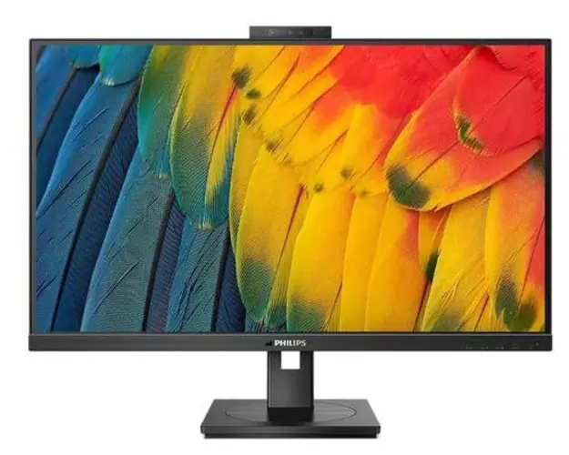 Monitor IPS LED Philips 27inch 27B1U5601H/00, QHD (2560 x 1440), HDMI, DisplayPort, USB-C docking, Pivot, Boxe (Negru) 