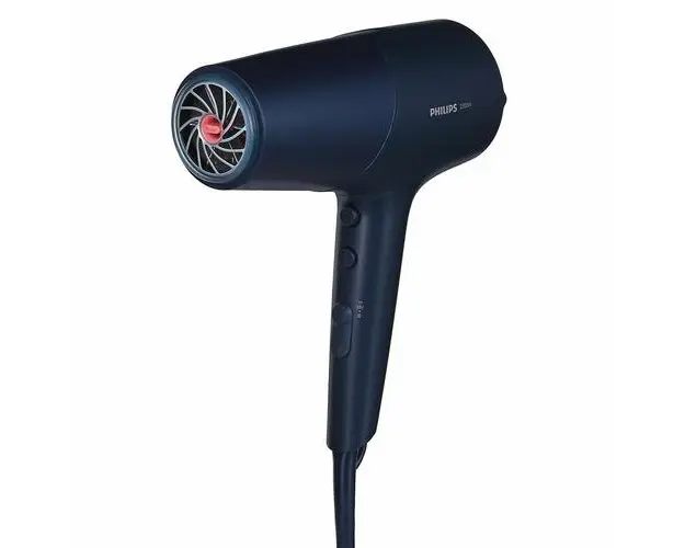 Uscator de par Philips 5000 series BHD512/20, 2300 W, 2 viteze, 3 setari de temperatura, Ingrijira ionica (Albastru)
