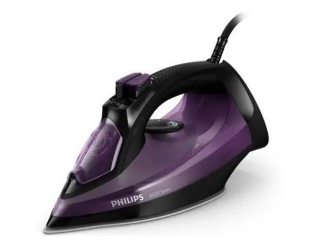 Fier de calcat Philips 5000 Series DST5030/80, 2400 W, 180 g/min (Negru/Mov)