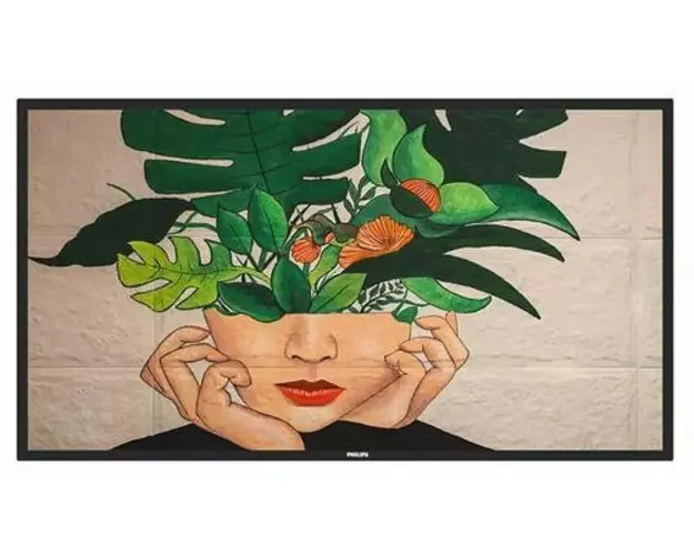 Monitor ADS LED Philips 64.5inch 65BDL4550D/00, UHD (3840 x 2160), DVI, HDMI, DisplayPort, Boxe (Negru)