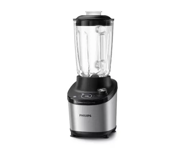 Blender Philips Seria 7000 HR3760/00, 1500 W, 2 l, 12 trepte viteza, Tehnologie ProBlend Ultra (Negru/Argintiu)