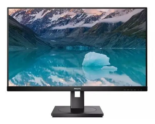 Monitor VA LED Philips S Line 23.8inch 242S9JML/00, Full HD (1920 x 1080), VGA, DVI, HDMI, DisplayPort, AMD FreeSync, Pivot, Boxe (Negru)
