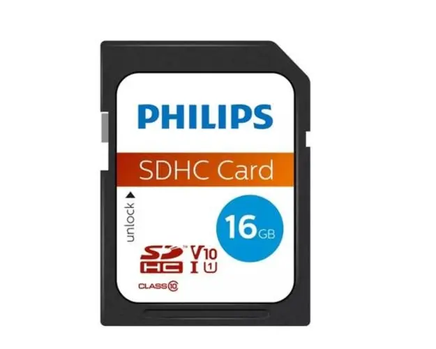 Card de memorie Philips FM16SD45B/00, SDHC, 16GB, Clasa 10, UHS-I U1