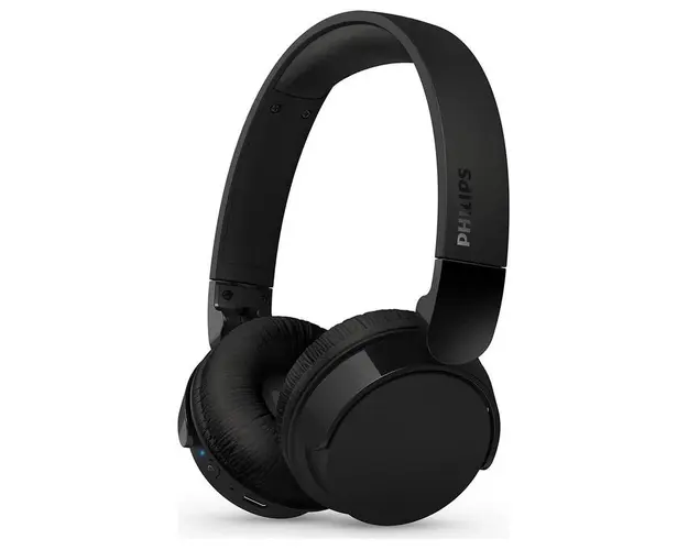 Casti Stereo Wireless Philips Seria 4000 TAH4209BK/00, Bluetooth, Autonomie 55 ore, Gestionare apeluri, Microfon (Negru)