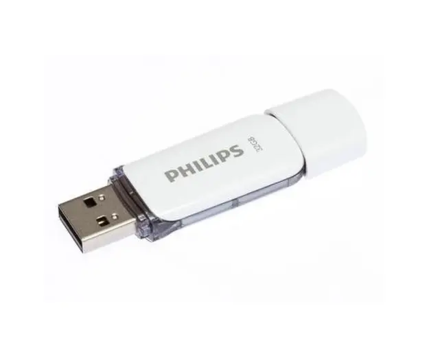 Stick USB Philips Snow Edition FM32FD70E/00, USB 2.0, 32GB, 3 bucati (Alb)